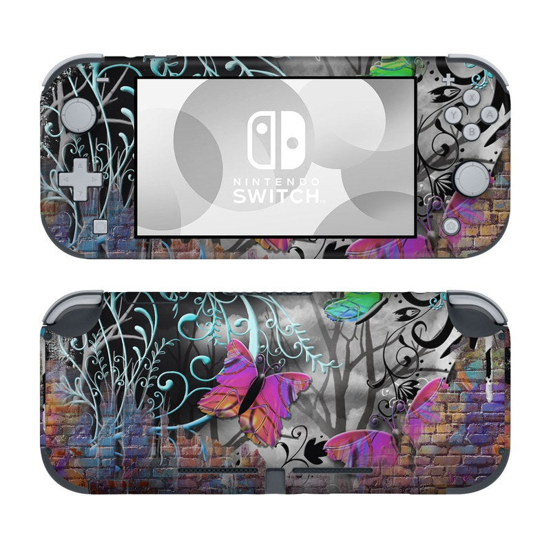 DecalGirl NSL-BWALL Nintendo Switch Lite Skin - Butterfly Wall