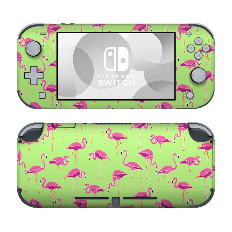 DecalGirl NSL-FLAMINGODAY Nintendo Switch Lite Skin - Flamingo Day