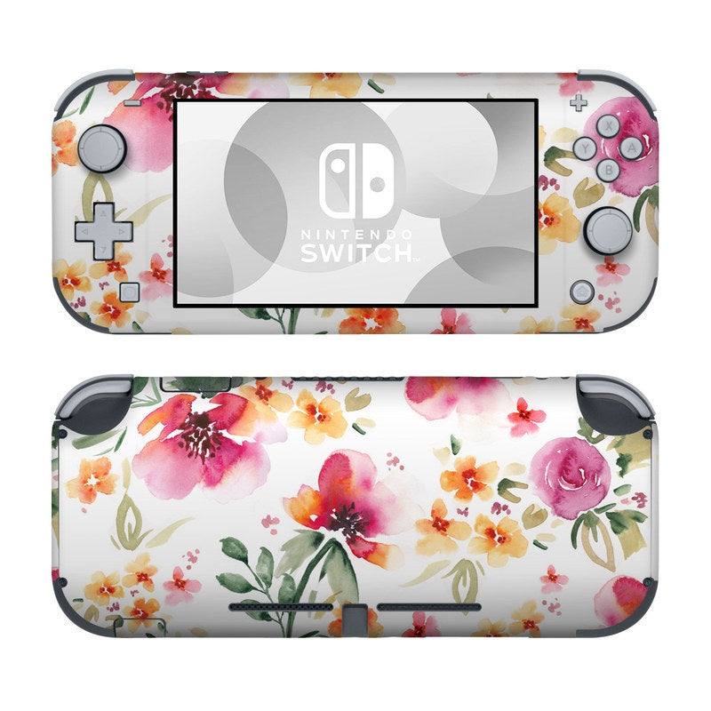 DecalGirl NSL-FRESHFLOWERS Nintendo Switch Lite Skin - Fresh Flowers