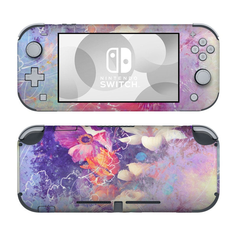 DecalGirl NSL-SKFLILY Nintendo Switch Lite Skin - Sketch Flowers Lily