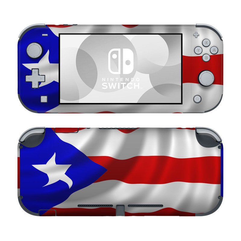 DecalGirl NSL-FLAG-PUERTORICO Nintendo Switch Lite Skin - Puerto Rican Flag