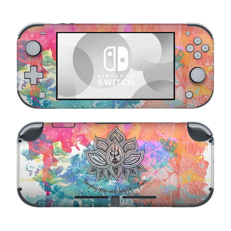 DecalGirl NSL-HAPPYLOTUS Nintendo Switch Lite Skin - Happy Lotus