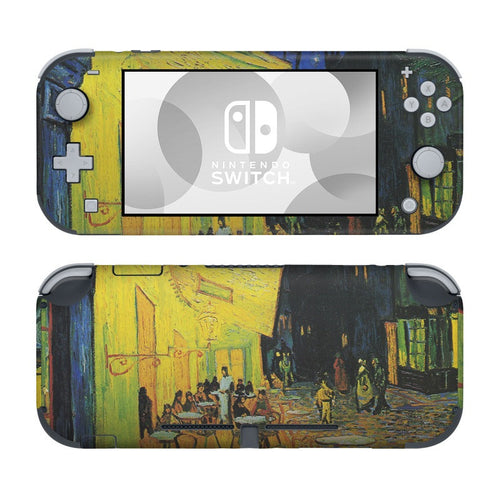 DecalGirl NSL-VG-CAFETERRACE-NIGHT Nintendo Switch Lite Skin - Cafe Terrace At Night