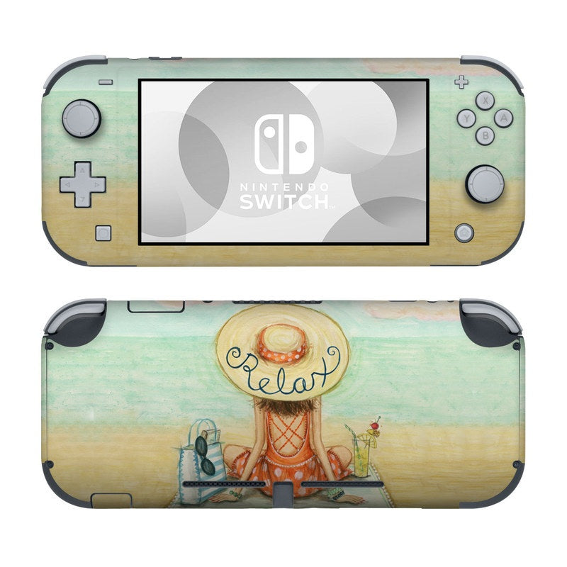 DecalGirl NSL-RELAX Nintendo Switch Lite Skin - Relaxing on Beach