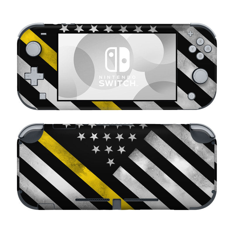 DecalGirl NSL-THINYLINEHERO Nintendo Switch Lite Skin - Thin Yellow Line Hero