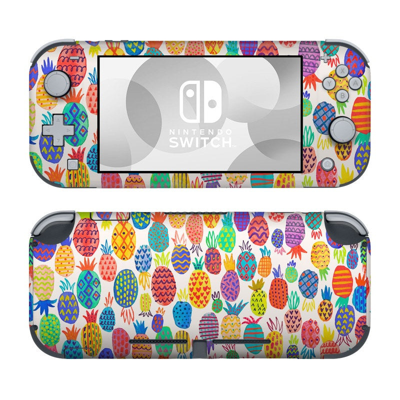 DecalGirl NSL-COLORFULPINE Nintendo Switch Lite Skin - Colorful Pineapples