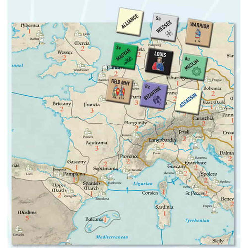 Decision Games -  Strategy And Tactics #342: Carolingian Twilight: Decline Of An Empire (Ad 814)