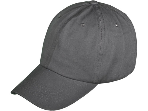 Texpertz DDI 2340426 Solid Baseball Cap - Dark Grey Case of 36
