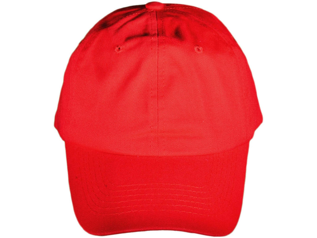 TimeOut Solid Baseball Cap  Red - Case of 36