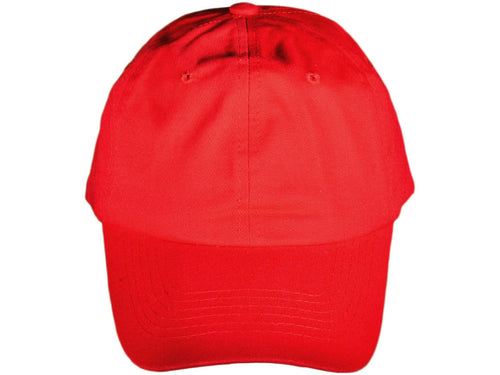DDI 2340427 Solid Baseball Cap - Red Case of 36