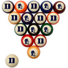 FLORIDA STANDARD COLOR NUMBERED BILLIARD BALL SET STANDARD COLOR BILLIARD BALL SET - DUKBBSSTD