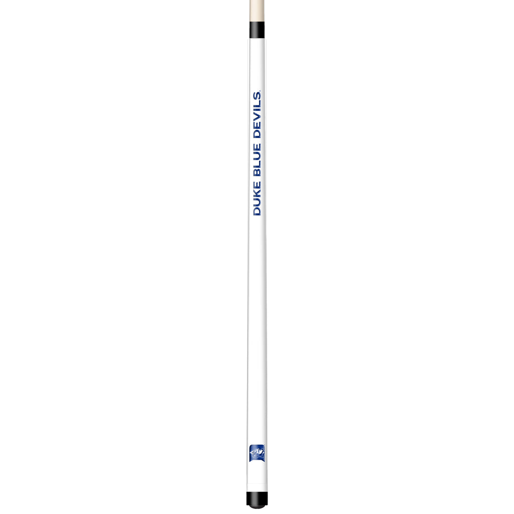 DUKE ENGRAVED BILLIARD CUE WHITE / BLUE - DUKBCE101-JR