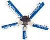 DUKE CEILING FAN - 52'' BLUE/WHITE - DUKFAN100-52