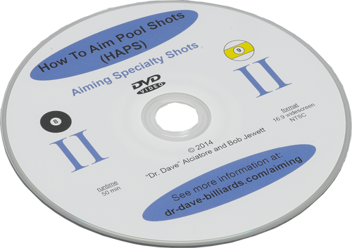 Dr. Dave's DVDHAPS2 How to Aim Pool Shots - 2 Instructional