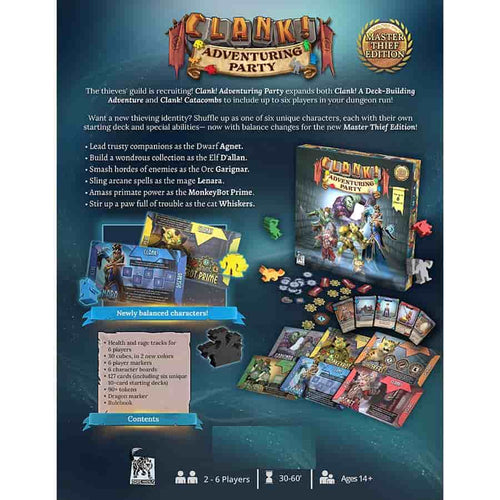 Dire Wolf Digital -  Clank! Adventuring Party (Master Thief Edition) Pre-Order