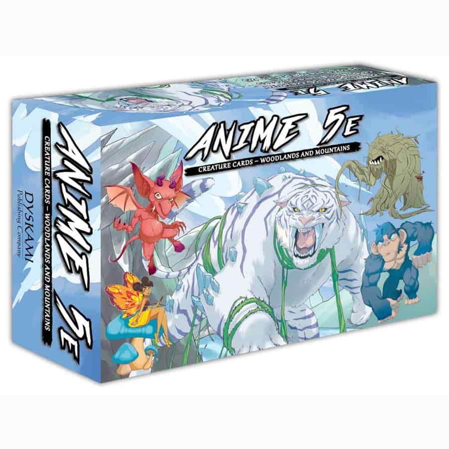 Dyskami Publishing -  Anime 5E Creature Cards Volume 1: Woodlands And Mountains