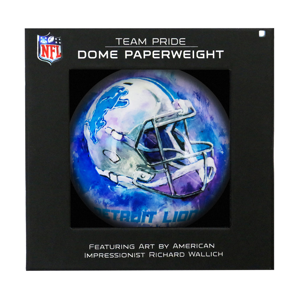 Detroit Lions Paperweight Domed - Sporticulture