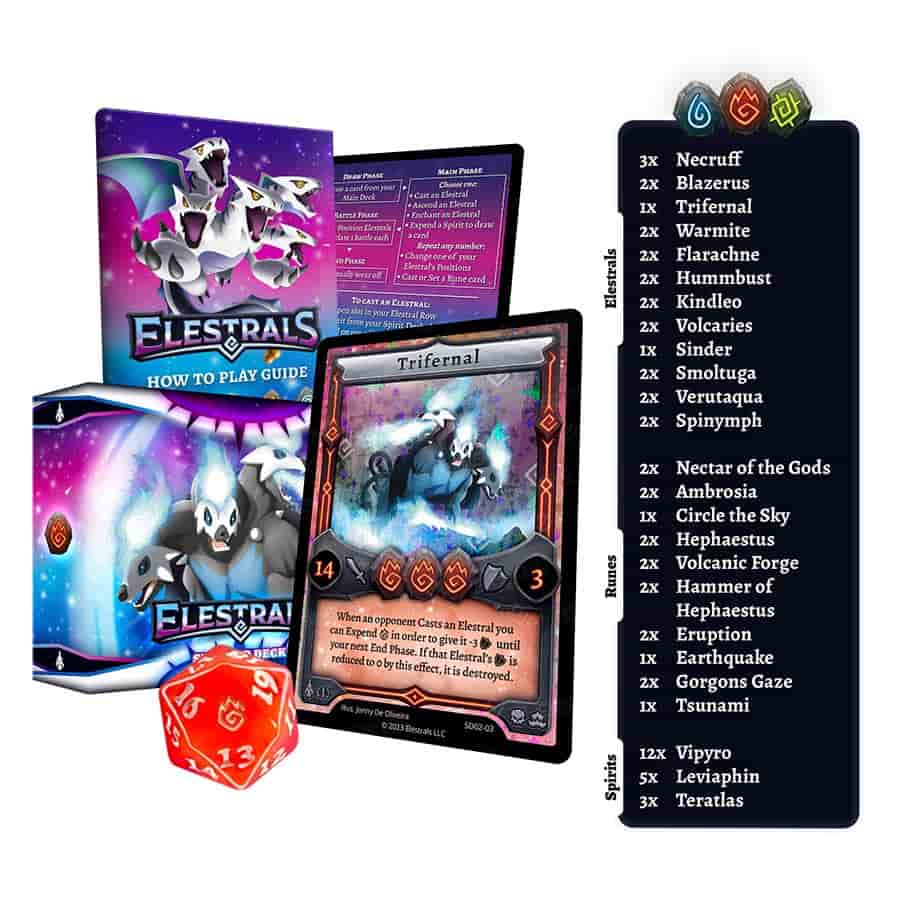 Elestrals Llc -  Elestrals Tcg: First Edition: Trifernal Starter Deck