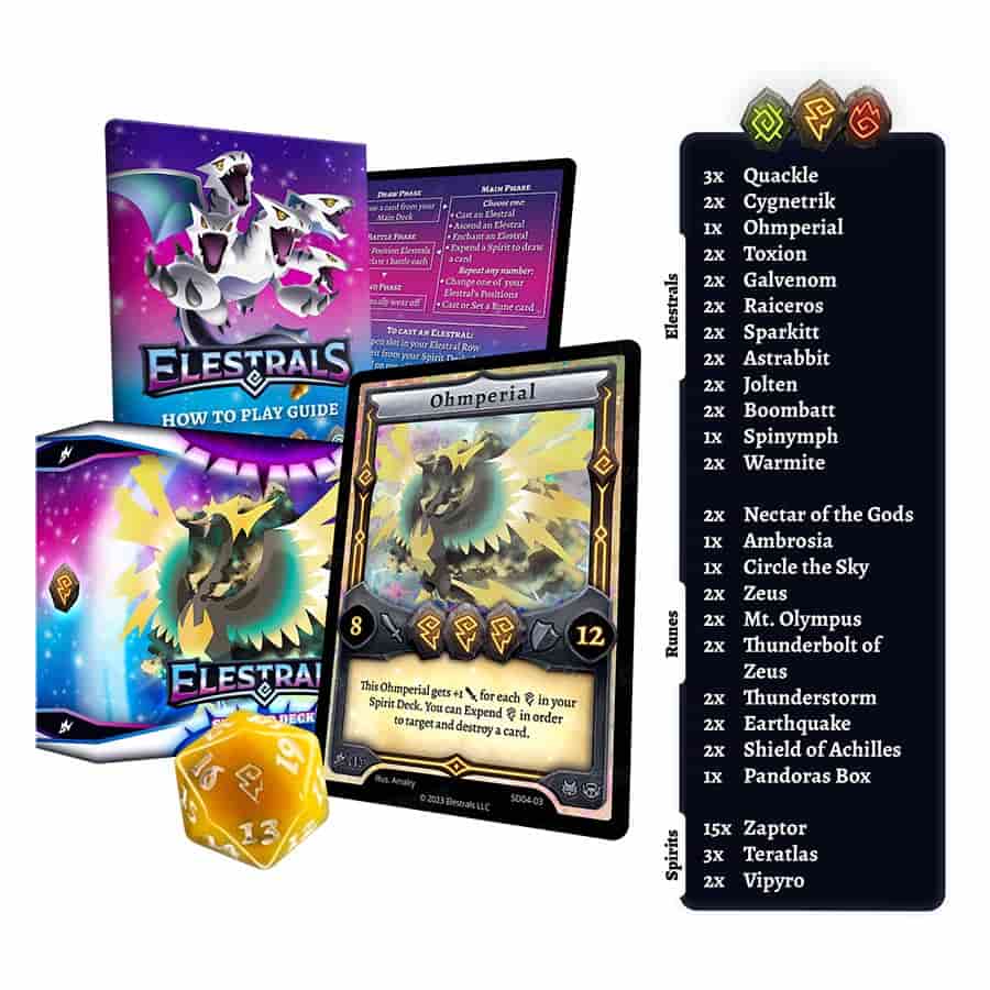 Elestrals Llc -  Elestrals Tcg: First Edition: Ohmperial Starter Deck