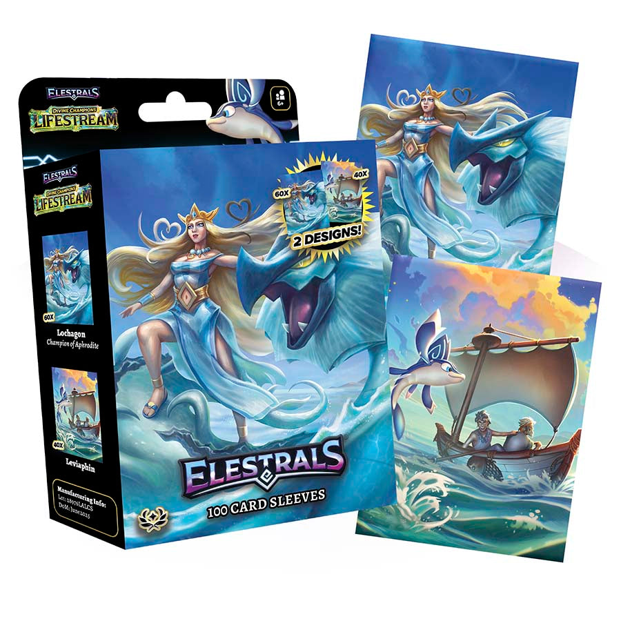 Elestrals Llc -  Elestrals Tcg: Lifestream: Lochagon (Champion Of Aphrodite) Card Sleeves Pre-Order