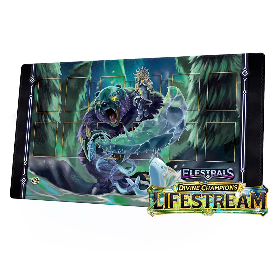Elestrals Llc -  Elestrals Tcg: Lifestream: Glaciursa (Champion Of Khione) Playmat Pre-Order