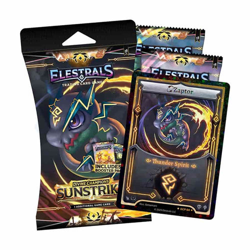 Elestrals TCG: Divine Champions - Sunstrike: Stellar Zaptor Double Blister Pack - Elestrals LLC