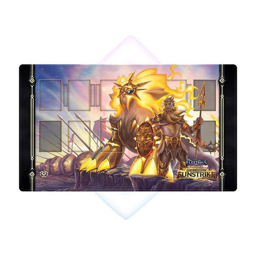 Elestrals Llc -  Elestrals Tcg: Divine Champions: Sunstrike: Celestleo Champion Of Ares Playmat