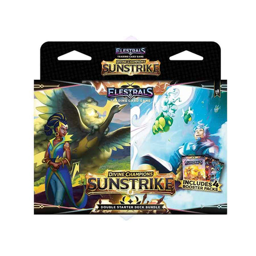 Elestrals TCG: Divine Champions - Sunstrike: Hera Versus Aeolus Double Starter Deck - Elestrals LLC