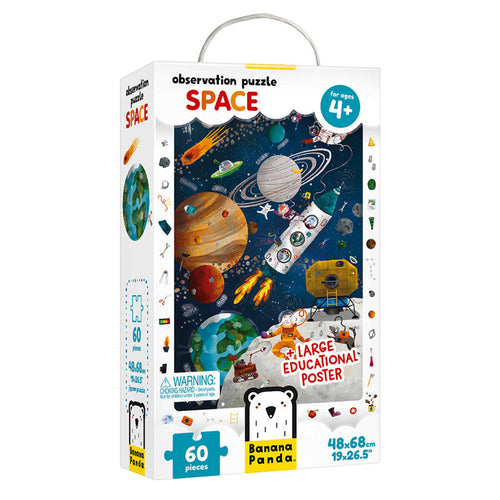 BANANA PANDA Banana Panda BPN33666 Observation Space Puzzle  Multi Color