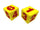 Everrich EVAJ-0024 5 in. Foam Dice with Numbers - Set of 2