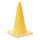 Active Athlete 15 in. Height Plastic Cones - Yellow