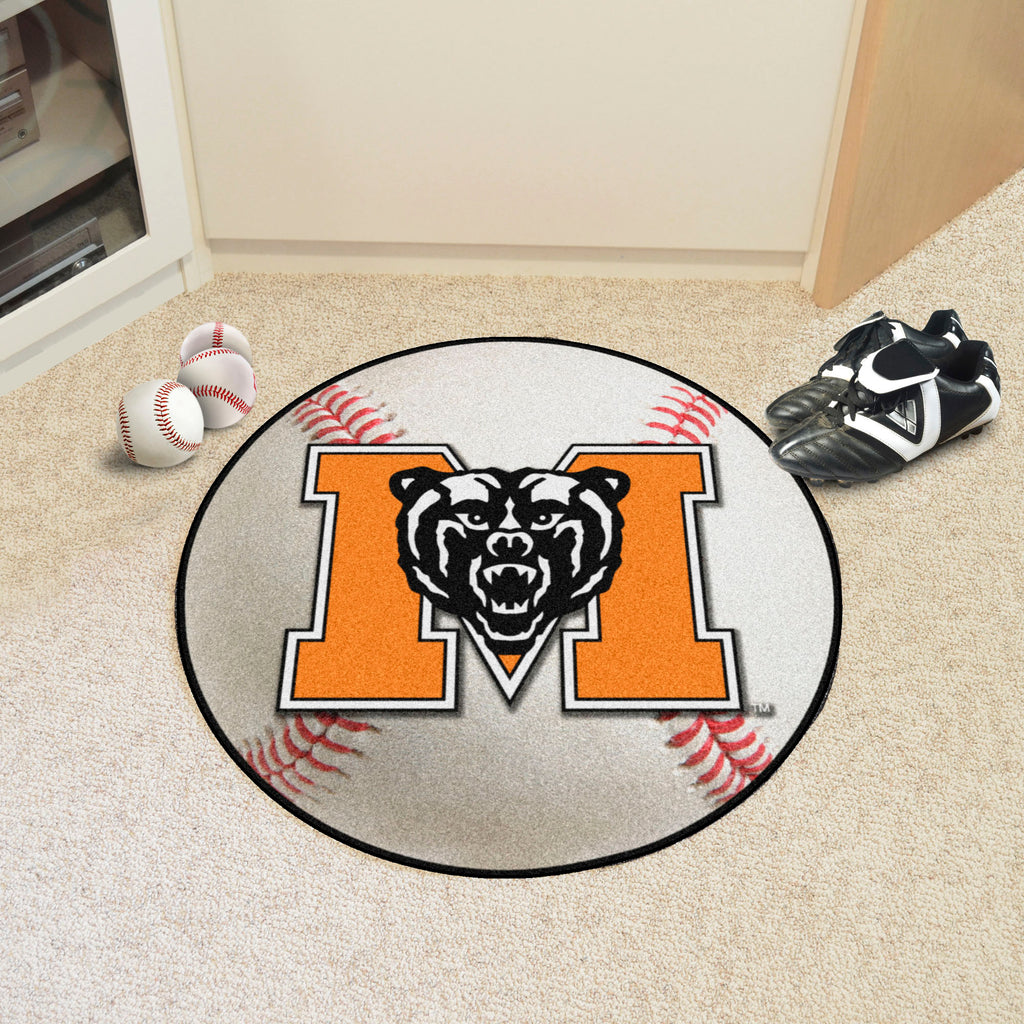 Fanmats - Mercer University Baseball Mat 27'' diameter