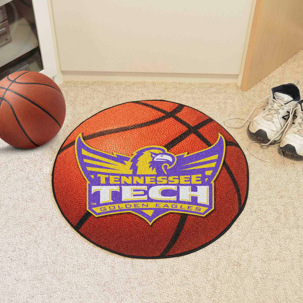 Fanmats - Tennessee Technological University Basketball Mat 27'' diameter