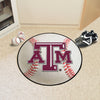 Fanmats - Texas A&M University Baseball Mat 27'' diameter