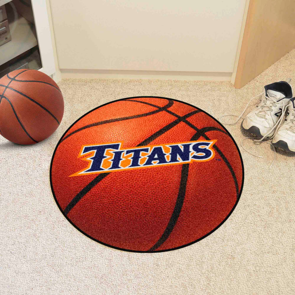 Fanmats - Cal State - Fullerton Basketball Mat 27'' diameter