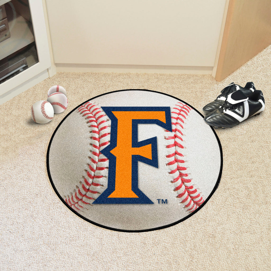 Fanmats - Cal State - Fullerton Baseball Mat 27'' diameter