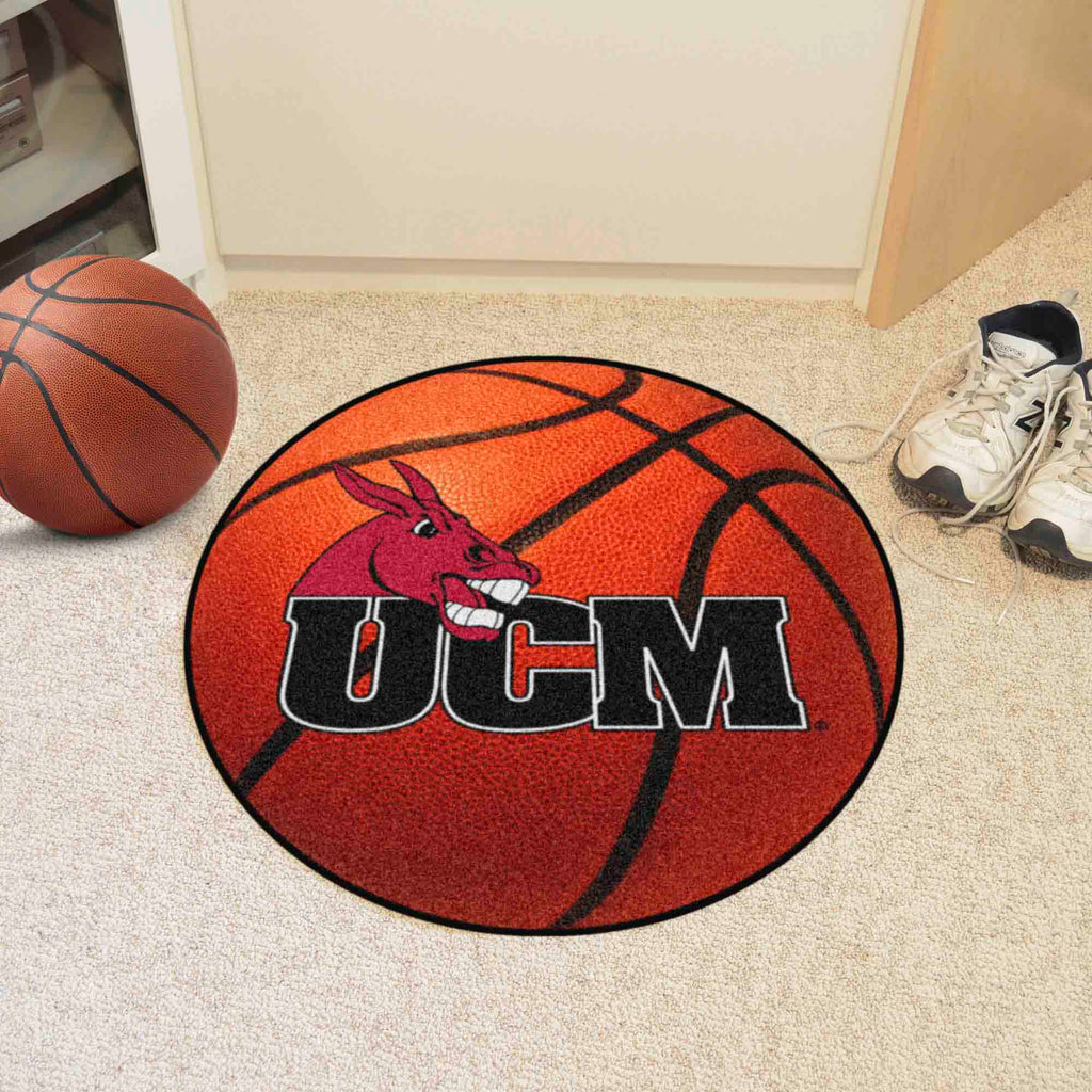 Fanmats - University of Central Missouri Basketball Mat 27'' diameter
