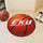 Fanmats - Eastern Kentucky University Basketball Mat 27'' diameter
