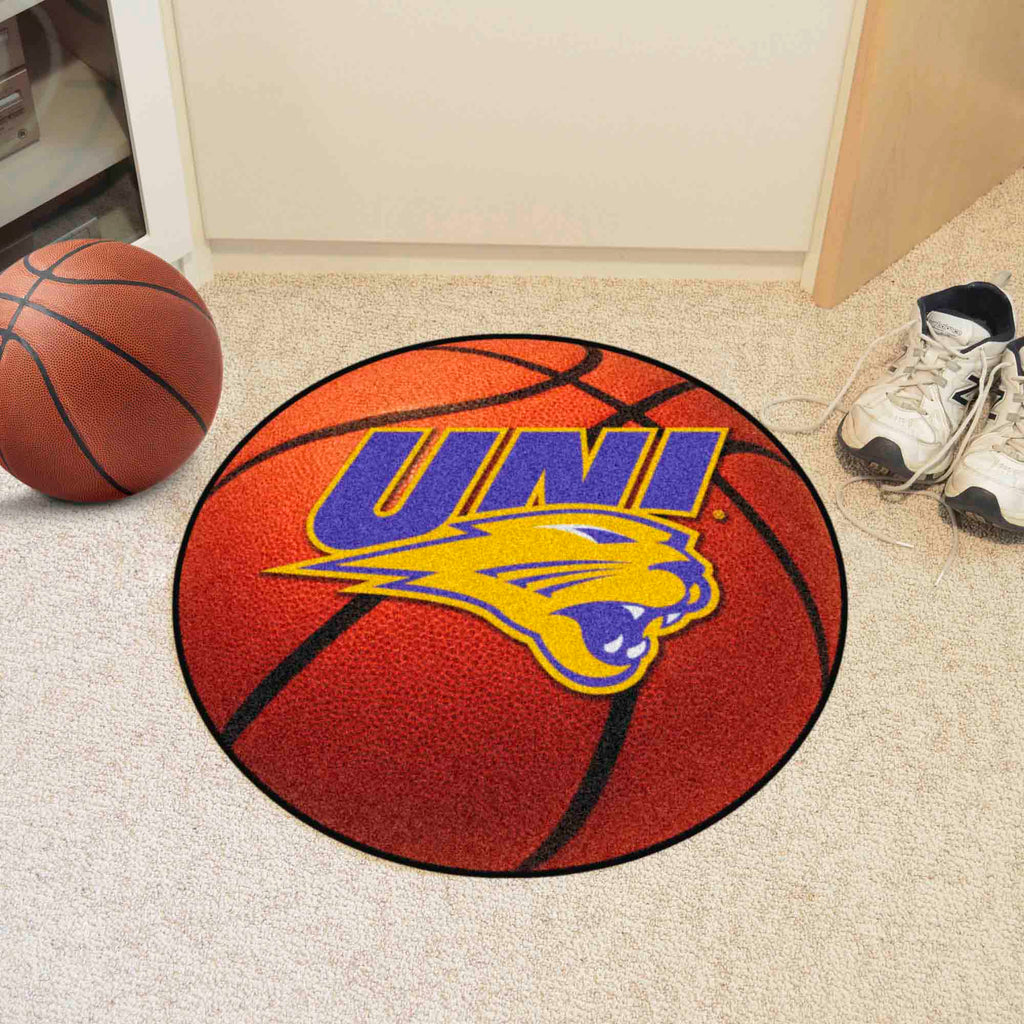 Fanmats - University of Northern Iowa Basketball Mat 27'' diameter