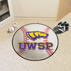 Fanmats - University of Wisconsin-Stevens Point Baseball Mat 27'' diameter