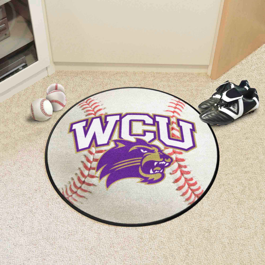 Fanmats - Western Carolina University Baseball Mat 27'' diameter