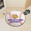 Fanmats - Western Illinois University Baseball Mat 27'' diameter