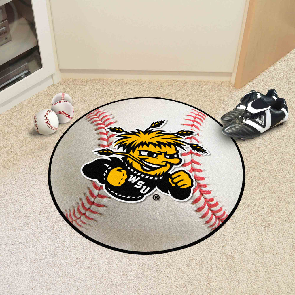 Fanmats - Wichita State University Baseball Mat 27'' diameter