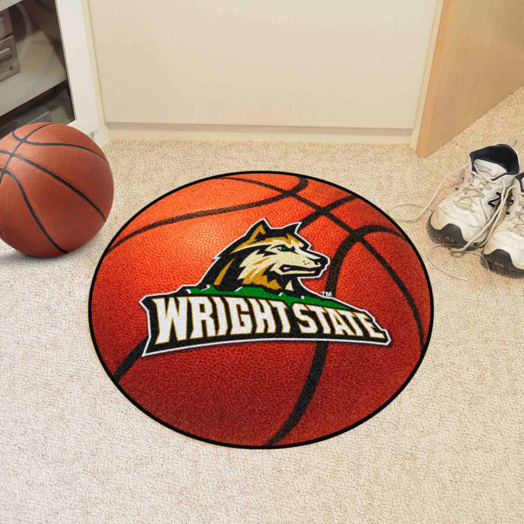 Fanmats - Wright State University Basketball Mat 27'' diameter