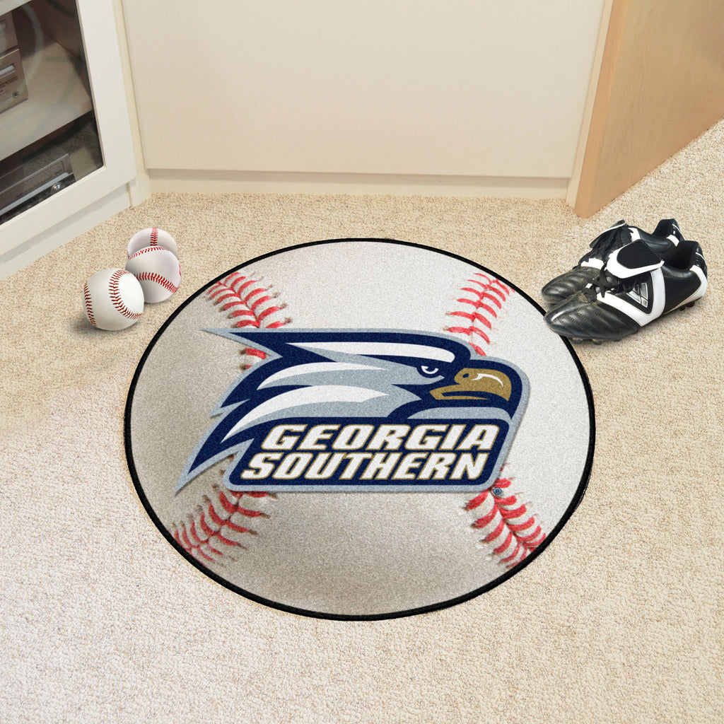 Fanmats - Georgia Southern University Baseball Mat 27'' diameter