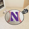 Fanmats - Northwestern University Baseball Mat 27'' diameter
