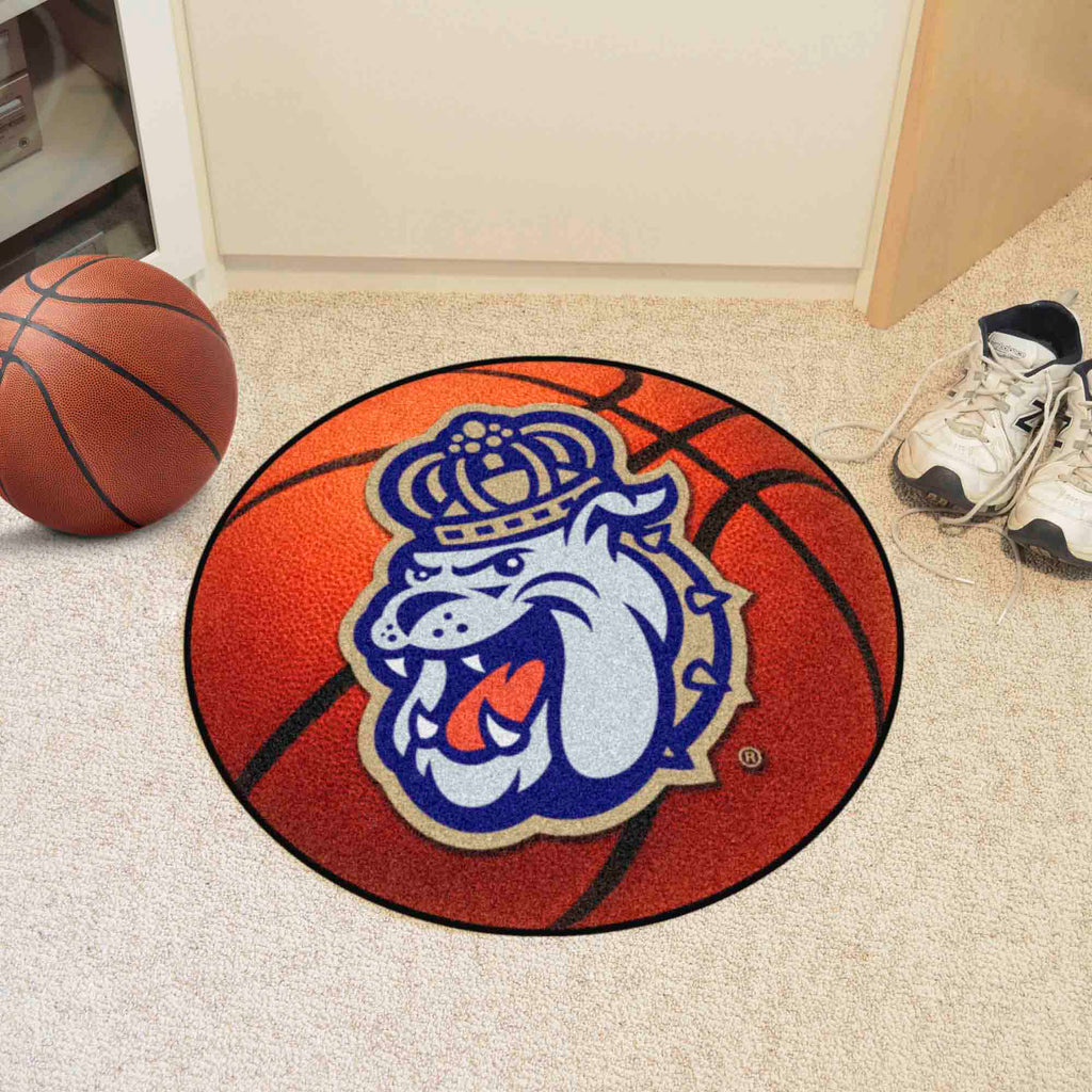 Fanmats - James Madison University Basketball Mat 27'' diameter