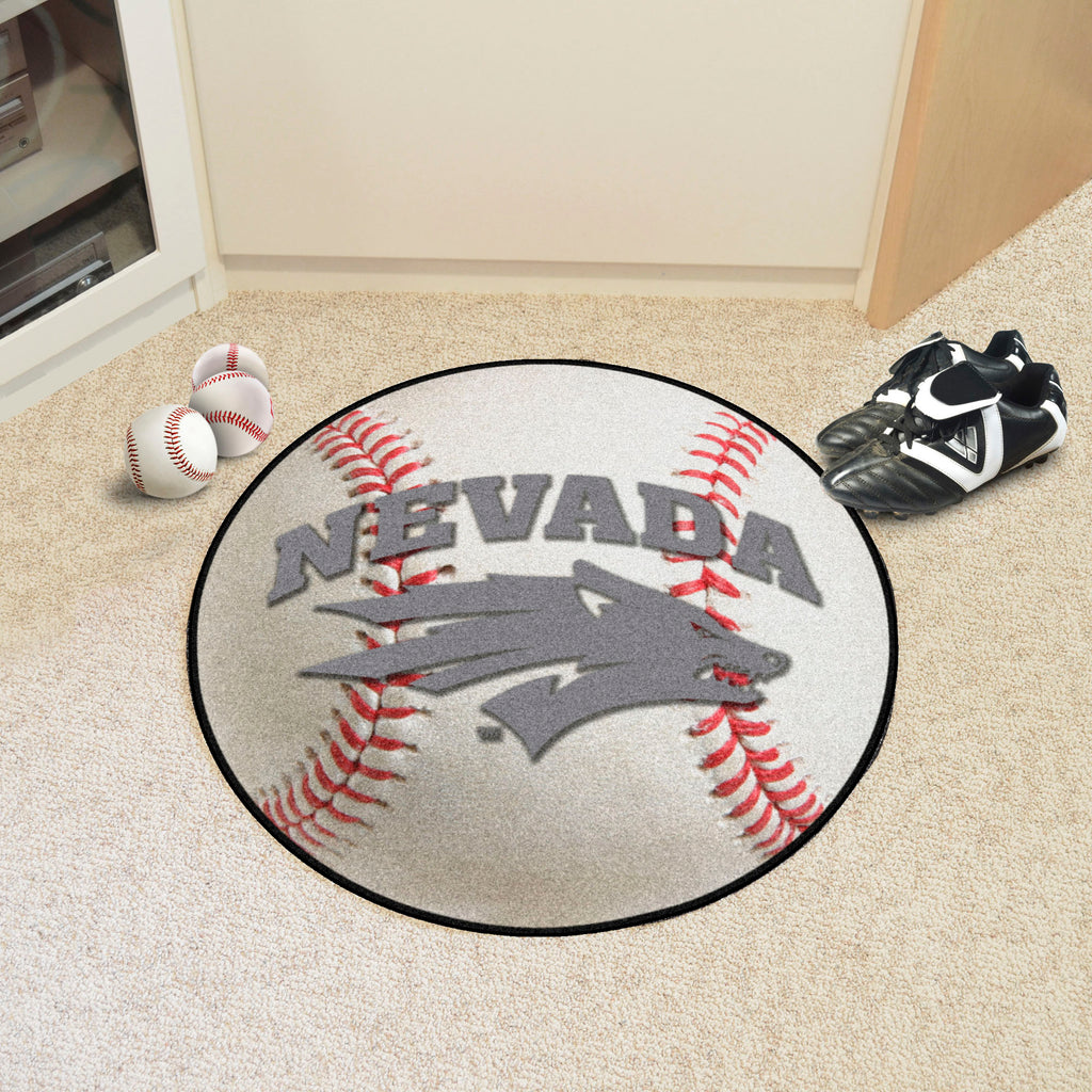 Fanmats - University of Nevada Baseball Mat 27'' diameter