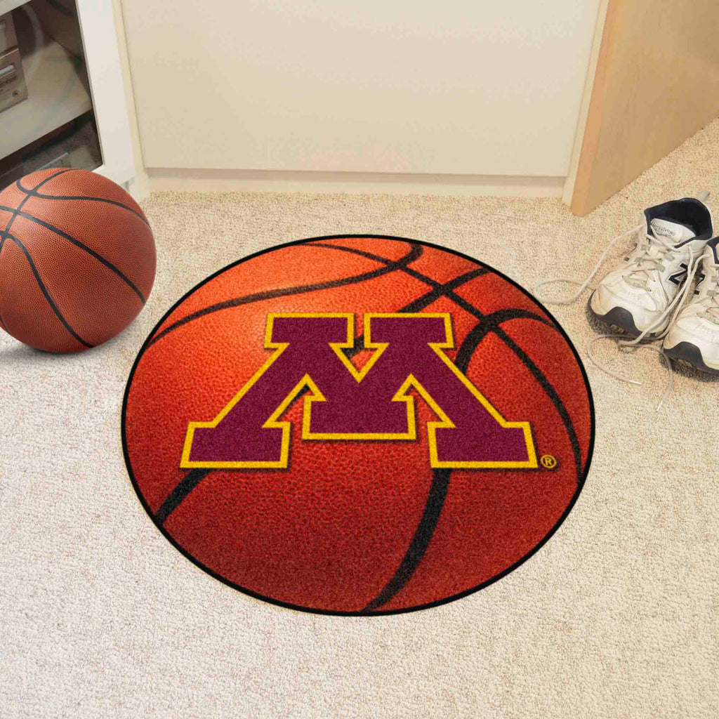Fanmats - University of Minnesota Basketball Mat 27'' diameter