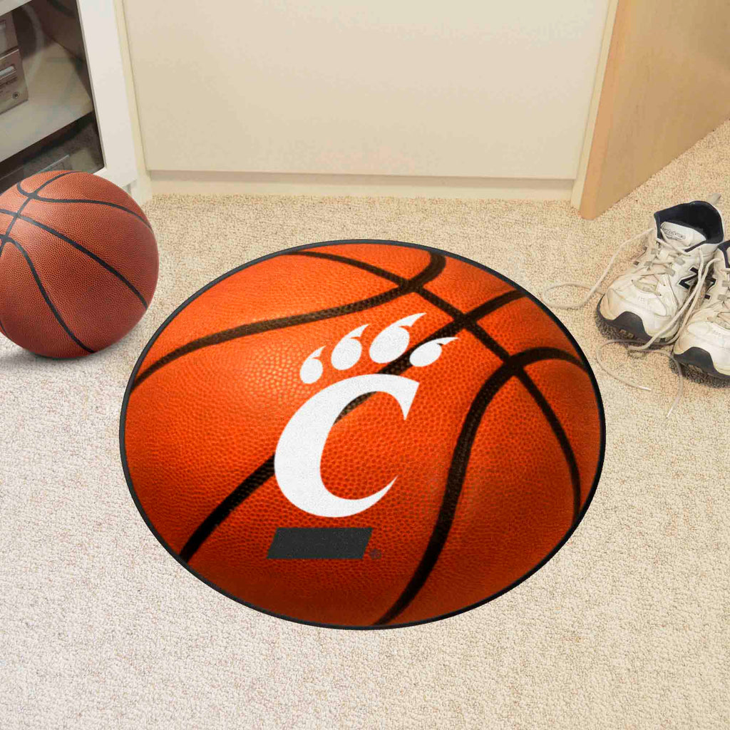 Fanmats - University of Cincinnati Basketball Mat 27'' diameter
